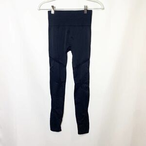 Spiritual Gangster Womens Star Cutout Black High Waist Pull On Leggings Sz XS/S